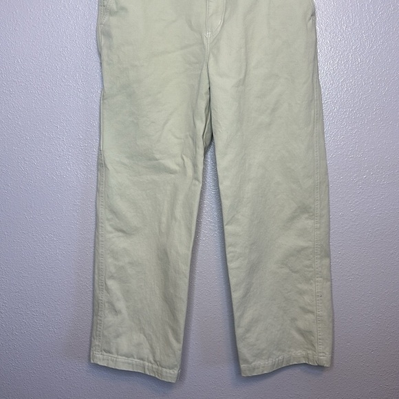 OBEY Women's Brighton Crop Carpenter Pant In Cucumber Size 30 - Picture 4 of 7